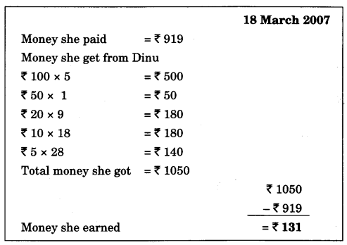 NCERT Solutions for 4th Class Maths Chapter 6-The Junk Seller