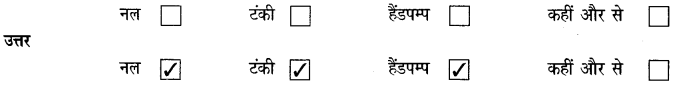 NCERT Solutions for 4th Class Environmental Science –(पर्यावरण अध्ययन): Chapter 18-पानी कहीं  ज्यादा ,कहीं कम