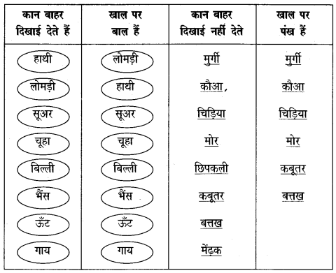 NCERT Solutions for 4th Class Environmental Science –(पर्यावरण अध्ययन): Chapter 2- कान-कान में