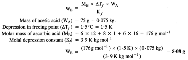 NCERT Solutions for 12th Class Chemistry: Chapter 2-Solutions Ex.2.11