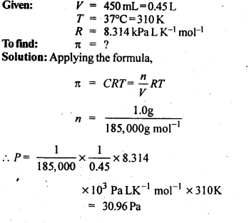 NCERT Solutions for 12th Class Chemistry: Chapter 2-Solutions Ex.2.12