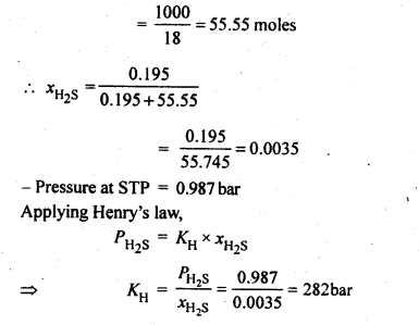NCERT Solutions for 12th Class Chemistry: Chapter 2-Solutions Ex.2.6