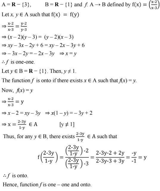 NCERT Solutions for 12th Class Maths: Chapter 1-Relations and Functions