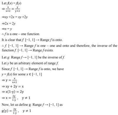 NCERT Solutions for 12th Class Maths: Chapter 1-Relations and Functions