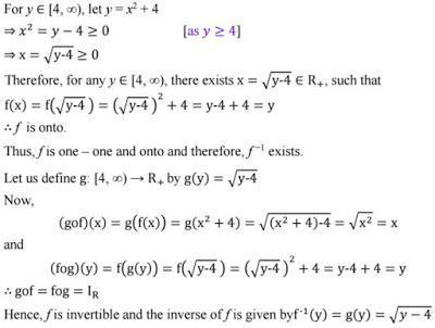 NCERT Solutions for 12th Class Maths: Chapter 1-Relations and Functions