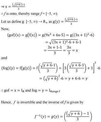 NCERT Solutions for 12th Class Maths: Chapter 1-Relations and Functions que 9