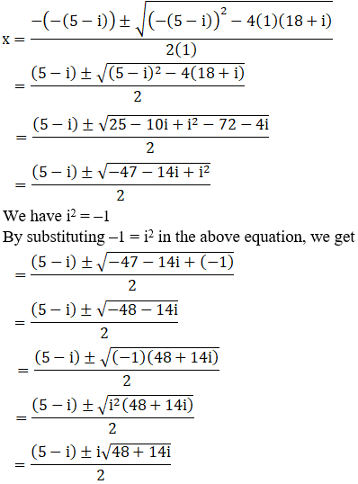 RD Sharma Solutions for Class 11 Maths Chapter 14 – Quadratic Equations