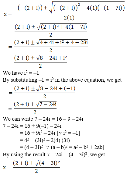 RD Sharma Solutions for Class 11 Maths Chapter 14 – Quadratic Equations