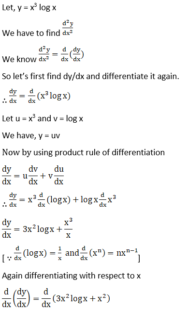 RD Sharma Solutions for Class 12 Maths Chapter 12 Higher Order Derivatives