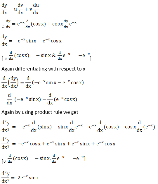 RD Sharma Solutions for Class 12 Maths Chapter 12 Higher Order Derivatives