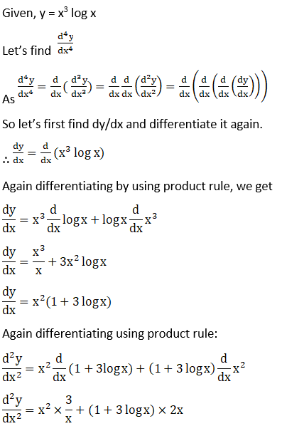 RD Sharma Solutions for Class 12 Maths Chapter 12 Higher Order Derivatives