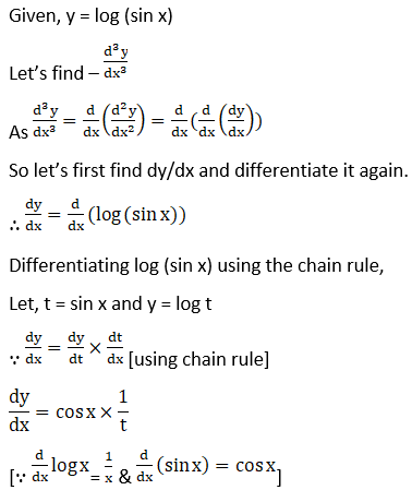 RD Sharma Solutions for Class 12 Maths Chapter 12 Higher Order Derivatives