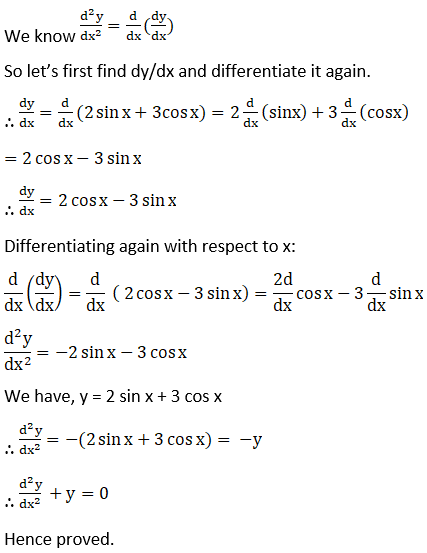RD Sharma Solutions for Class 12 Maths Chapter 12 Higher Order Derivatives
