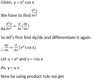 RD Sharma Solutions for Class 12 Maths Chapter 12 Higher Order Derivatives