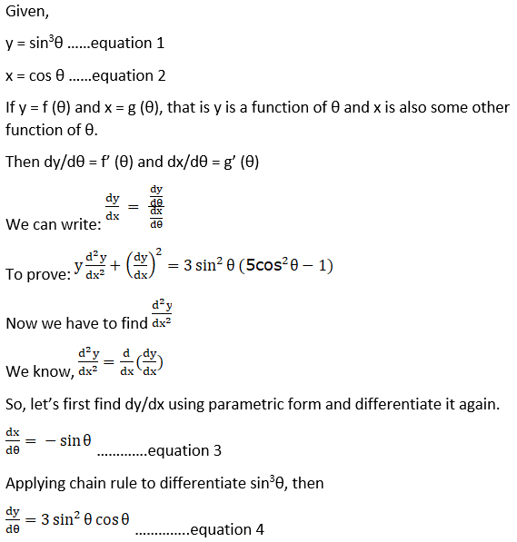 RD Sharma Solutions for Class 12 Maths Chapter 12 Higher Order Derivatives