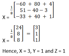 RD Sharma Solutions for Class 12 Maths Chapter 8 Solutions of Simultaneous Linear Equations