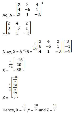 RD Sharma Solutions for Class 12 Maths Chapter 8 Solutions of Simultaneous Linear Equations