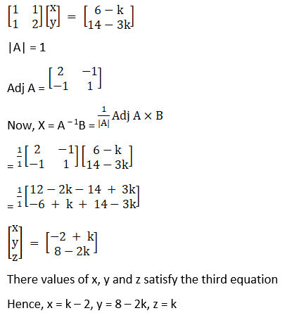 RD Sharma Solutions for Class 12 Maths Chapter 8 Solutions of Simultaneous Linear Equations