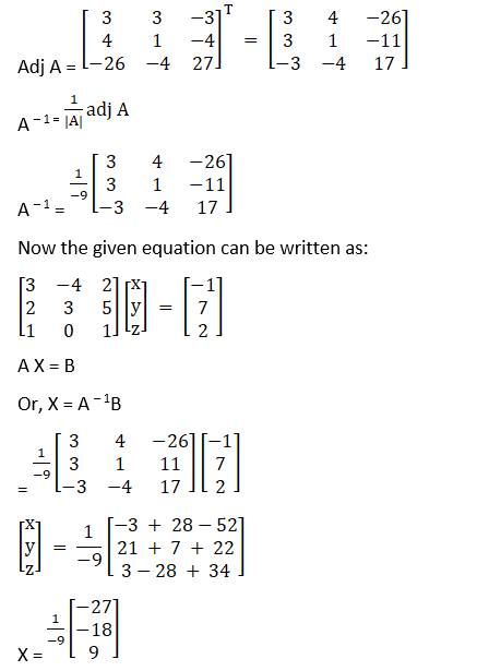 RD Sharma Solutions for Class 12 Maths Chapter 8 Solutions of Simultaneous Linear Equations