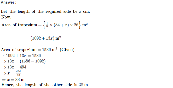 RS Aggarwal Solutions for Class 8 Maths Chapter 18–Area of a Trapezium and a Polygon Ex 18A Q5