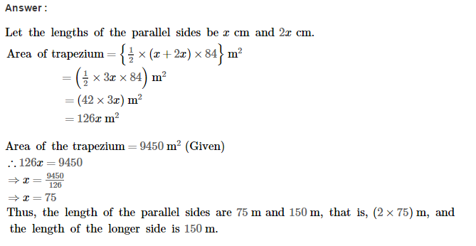RS Aggarwal Solutions for Class 8 Maths Chapter 18–Area of a Trapezium and a Polygon Ex 18A Q8