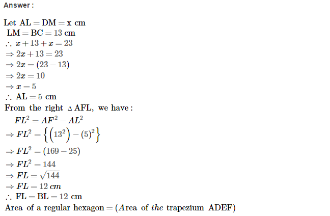 RS Aggarwal Solutions for Class 8 Maths Chapter 18–Area of a Trapezium and a Polygon Ex 18B Q8