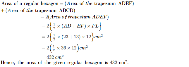 RS Aggarwal Solutions for Class 8 Maths Chapter 18–Area of a Trapezium and a Polygon Ex 18B Q8