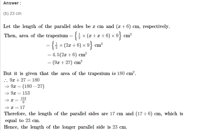RS Aggarwal Solutions for Class 8 Maths Chapter 18–Area of a Trapezium and a Polygon Ex 18C Q4