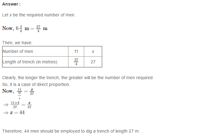 RS Aggarwal Solutions for Class 8 Maths Chapter 12–Direct and Inverse Proportion Ex 12A Q14