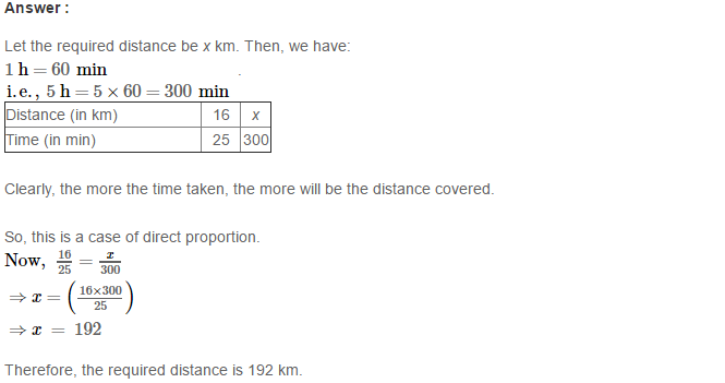 RS Aggarwal Solutions for Class 8 Maths Chapter 12–Direct and Inverse Proportion Ex 12A Q5