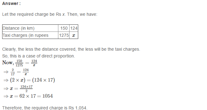 RS Aggarwal Solutions for Class 8 Maths Chapter 12–Direct and Inverse Proportion Ex 12C Q4