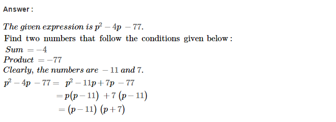 RS Aggarwal Solutions for Class 8 Maths Chapter 7–Factorisation Ex 7D Q22