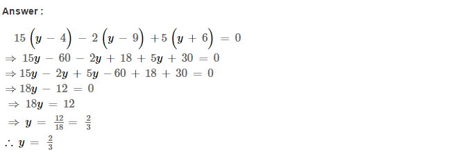 RS Aggarwal Solutions for Class 8 Maths Chapter 8–Linear Equations Ex 8A Q7