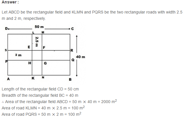 RS Aggarwal Solutions for Class 7 Maths Chapter 20–Mensuration Exercise 20B Q13