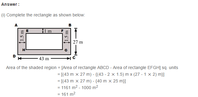 RS Aggarwal Solutions for Class 7 Maths Chapter 20–Mensuration Exercise 20B Q14