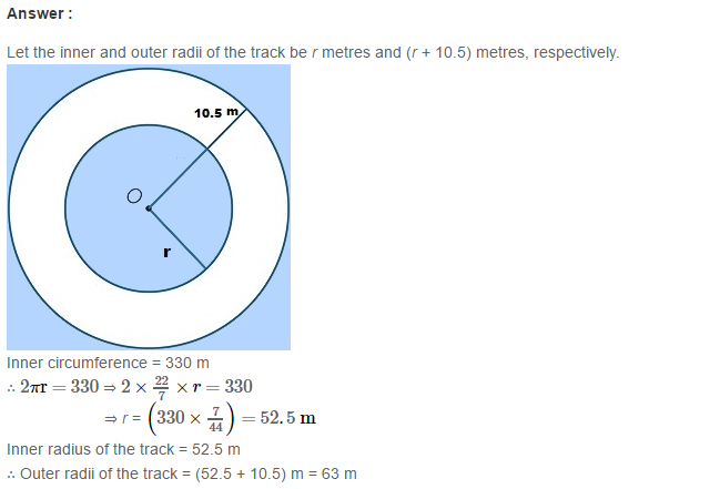 RS Aggarwal Solutions for Class 7 Maths Chapter 20–Mensuration Exercise 20E Q10
