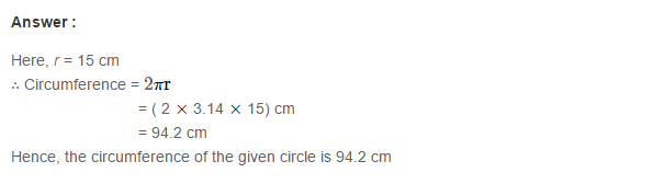 RS Aggarwal Solutions for Class 7 Maths Chapter 20–Mensuration Exercise 20E Q1