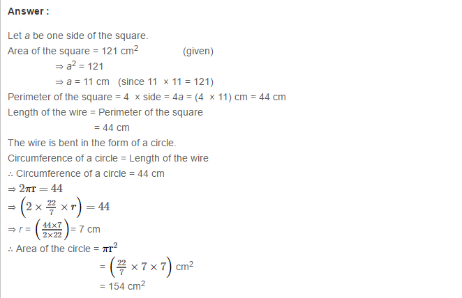 RS Aggarwal Solutions for Class 7 Maths Chapter 20–Mensuration Exercise 20F Q9