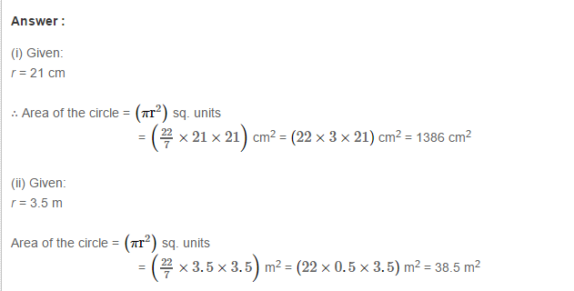 RS Aggarwal Solutions for Class 7 Maths Chapter 20–Mensuration Exercise 20F Q1