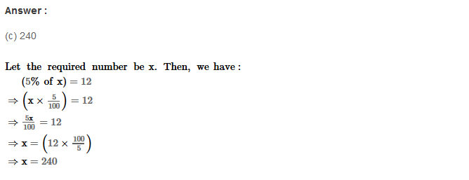 RS Aggarwal Solutions for Class 8 Maths Chapter 9–Percentage Ex 9C Q12