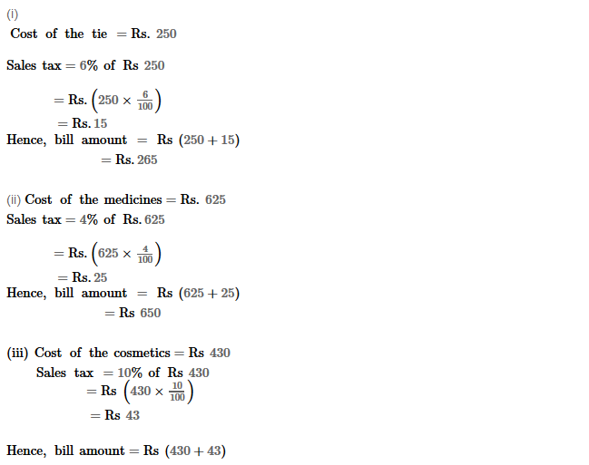 RS Aggarwal Solutions for Class 8 Maths Chapter 10–Profit and Loss Ex 10C Q2