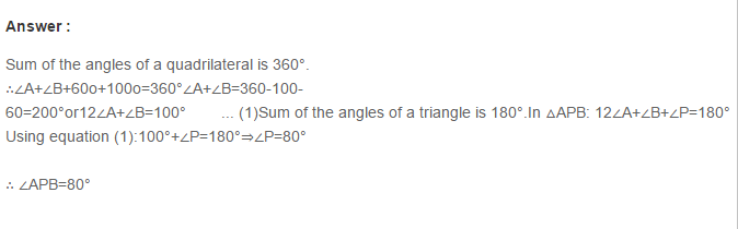 RS Aggarwal Solutions for Class 8 Maths Chapter 15–Quadrilaterals Q9