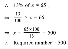 RS Aggarwal Solutions for Class 7 Maths Chapter 10–Percentage Ex 10A Question 9