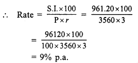RS Aggarwal Solutions for Class 7 Maths Chapter 12–Simple Interest Ex 12A Question 11