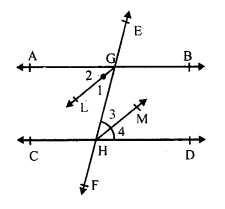 RS Aggarwal Solutions for Class 7 Maths Chapter 14–Properties of Parallel Lines Question 9