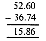 RS Aggarwal Solutions for Class 7 Maths Chapter 3–Decimals Ex 3B Question 10
