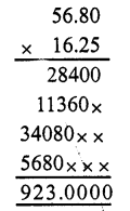 RS Aggarwal Solutions for Class 7 Maths Chapter 3–Decimals Ex 3C Question 16