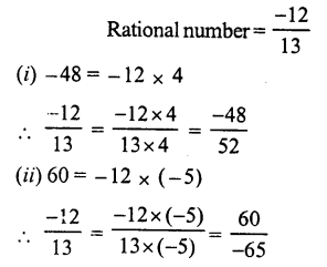 RS Aggarwal Solutions for Class 7 Maths Chapter 4–Rational Numbers Ex 4A Question 11