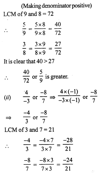 RS Aggarwal Solutions for Class 7 Maths Chapter 4–Rational Numbers Ex 4B Question 3
