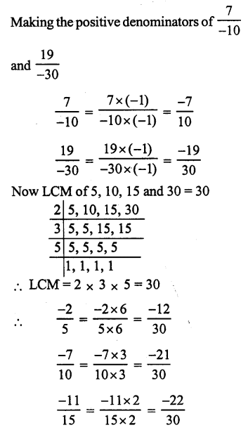 RS Aggarwal Solutions for Class 7 Maths Chapter 4–Rational Numbers Ex 4B Question 6